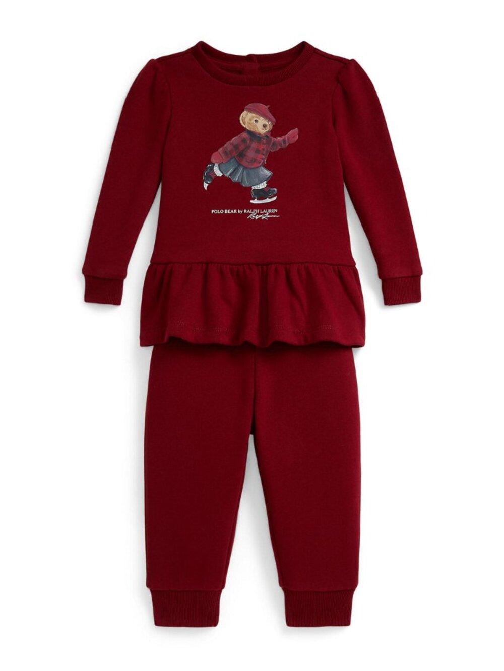Ralph Lauren Childrenswear Baby Girls Magic Fleece Outfit Set NWT 12 months
